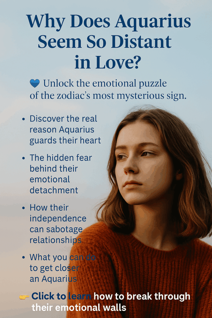 Why Aquarius Push Love Away Picture